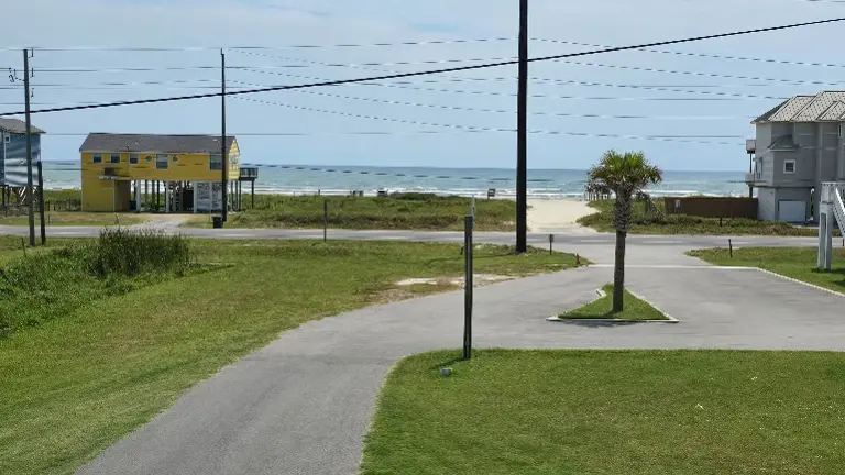 Beachfront view