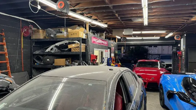 production area 1 with the spray booth