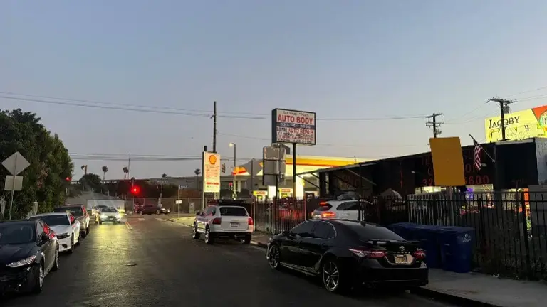 frontage of the building highway exit 