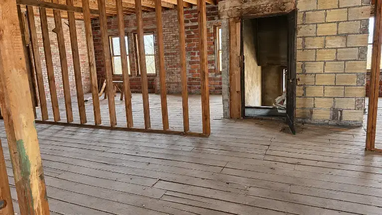 231-233 N Broadway - interior framed 231-233 N Broadway - interior framed
