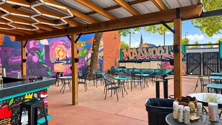 231-233 N Broadway - rear patio 231-233 N Broadway - rear patio