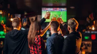 Busy Turnkey Sports Bar & Grill with Building & Property