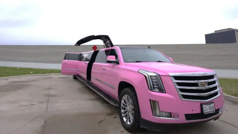 Pink Escalade Limo (x2 of them) Pink Escalade Limo (x2 of them)
