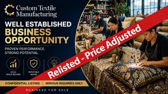Luxury Textile Studio – Established Designer & Yacht Client Base