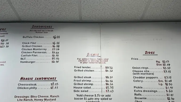 Restaurant Menu 