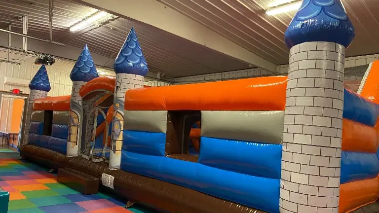 Party rooms are in the back