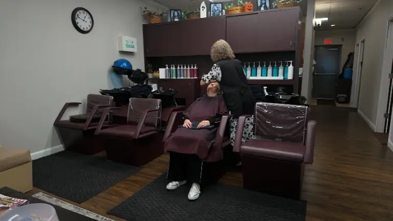 Shampoo area Shampoo area