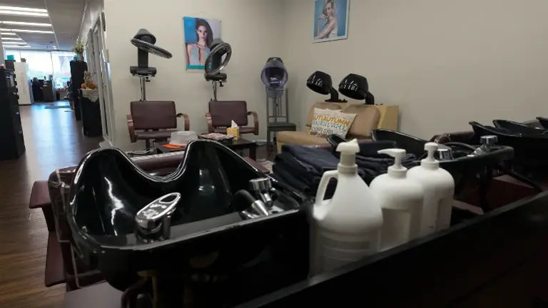 Backbar area Backbar area