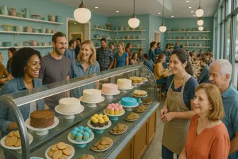 Well-Known Bakery with Café in Premier Shopping District