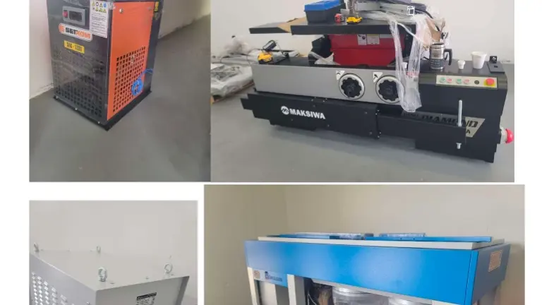 Manufacturing+Saw, Regulator, Dust collector and Compressor Dryer