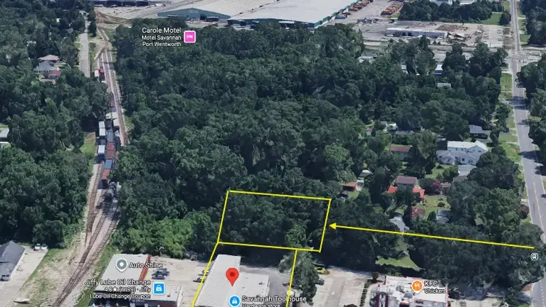 Areal View of CRE for Sale