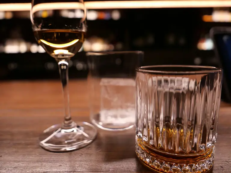 glass of whiskey