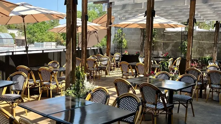 Outdoor patio seating 60