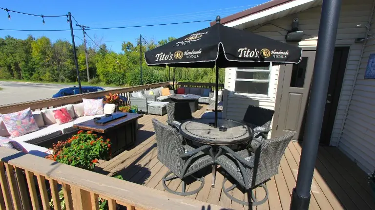Awesome Outdoor Deck of The Main Bar