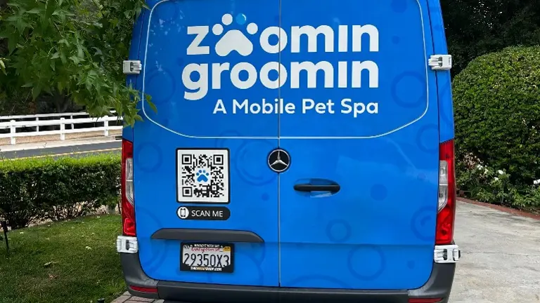 Back of Mercedes van