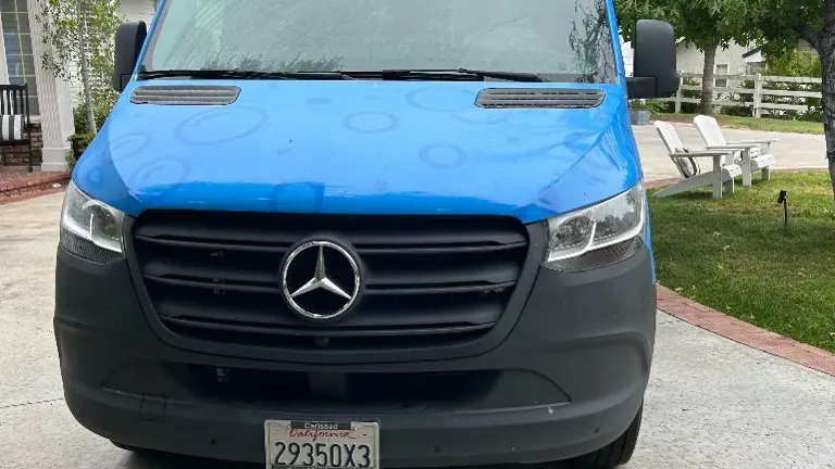 Front of Van