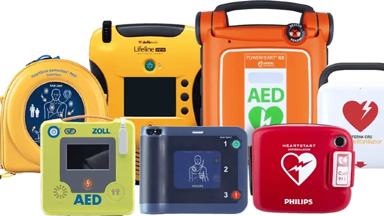AED brands and models sold and serviced