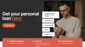 Digital personal loans provider with instant access to funds