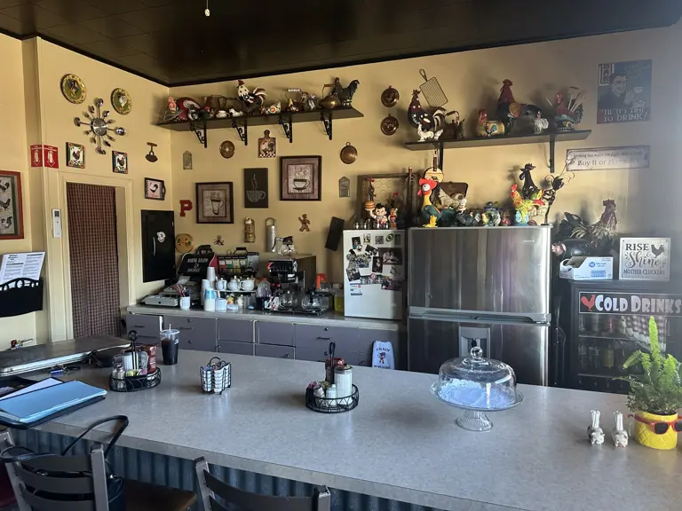 Serving Counter and Register Area