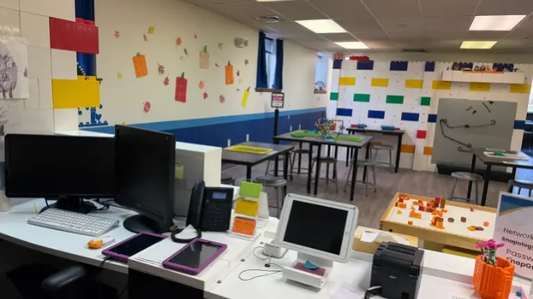 Looking Out From Staff Desk Looking Out From Staff Desk