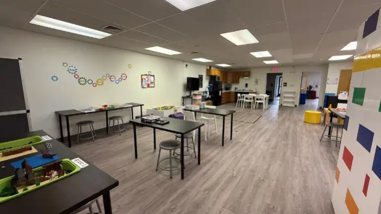 Open Station Area From Back Classroom Open Station Area From Back Classroom