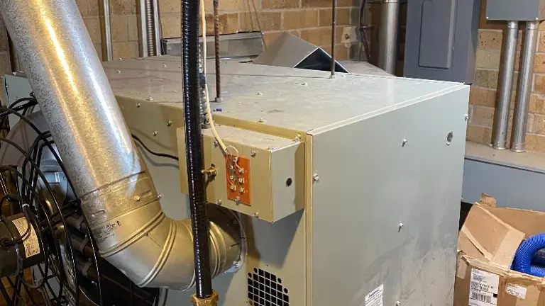 New heater in Mechanical room New heater in Mechanical room