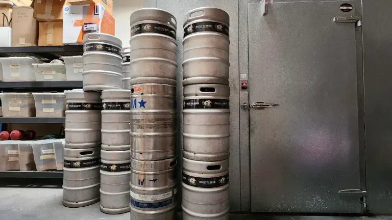 Cooler #2 kegs