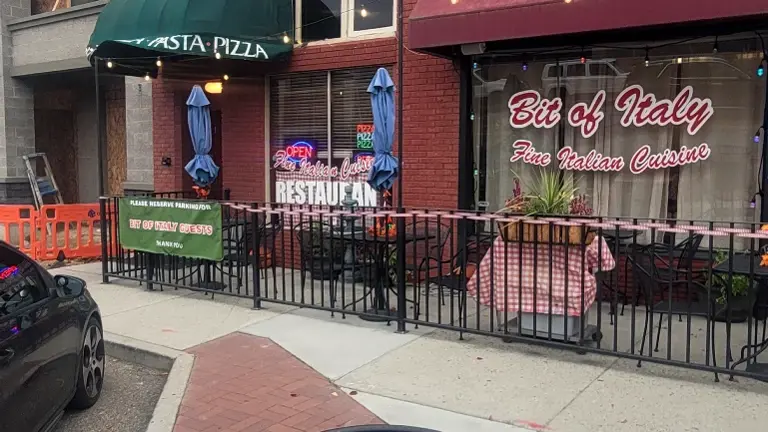 Front entrance and small outside patio