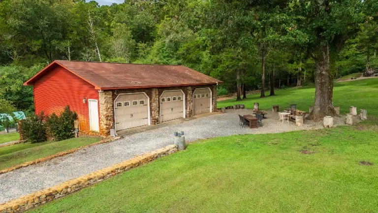 Six-car garage/storage