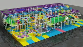 Indoor playground with Arcade Claw machines