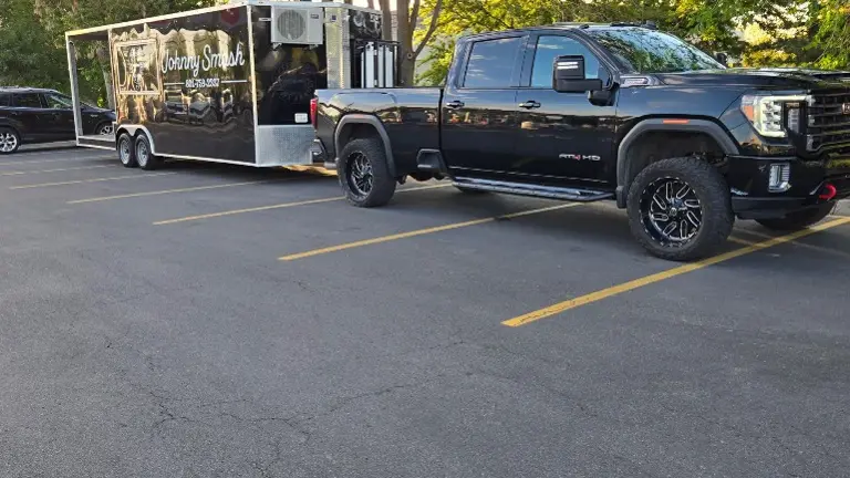 Look how big that Trailer is