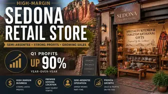 High-Margin Sedona Retail Store | Semi-Absentee | Q1 Profits Up 90%+