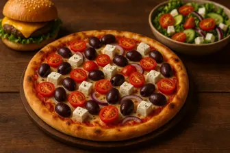 Greek Pizza & Burger House | Family-Friendly & Fully Equipped Restaura