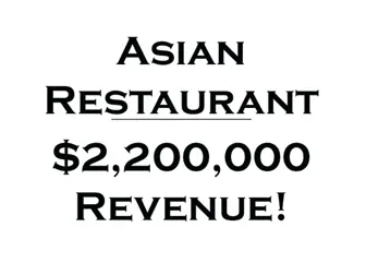 Chinese Restaurant w/ Real Estate - $2m+ Revenue - PRICE REDUCED