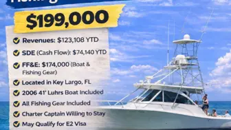 Key Largo Fishing Charter Business with Boat and Permits!