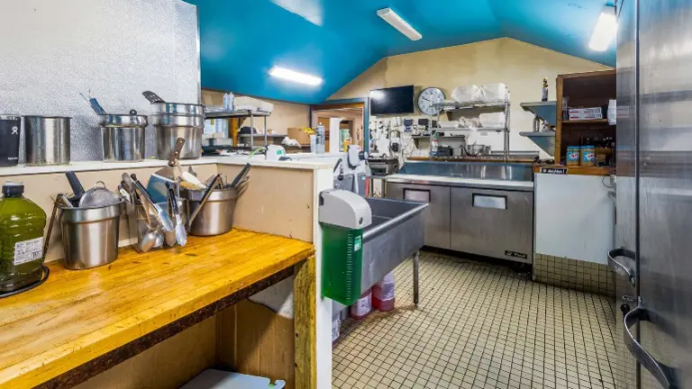 Equipped Prep Area Equipped Prep Area