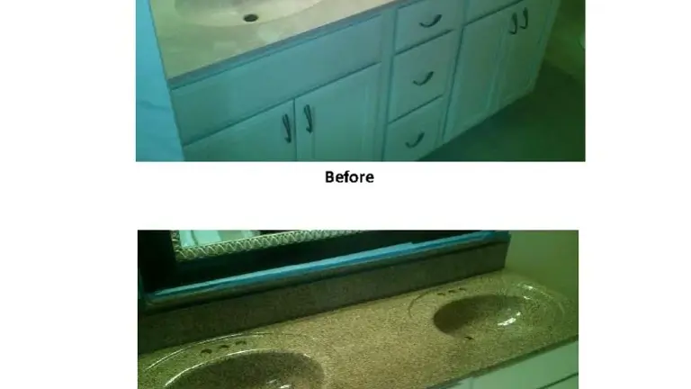 Vanity top resurface