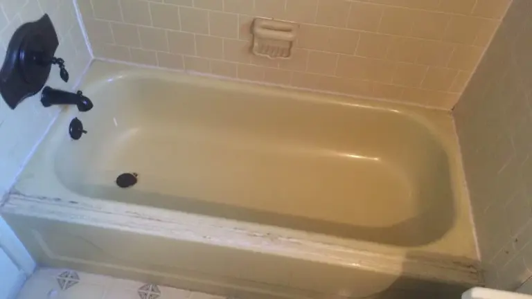 Tub resurface before