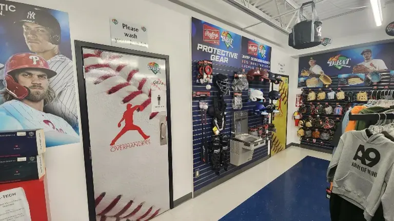 2 Bathrooms in main sales space.