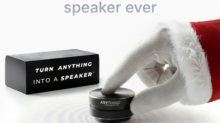 Turn anything into a speaker Turn anything into a speaker