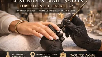 High End Nail Salon For Sale