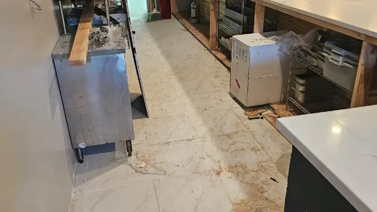 Angle from behind bar toward entrance Angle from behind bar toward entrance