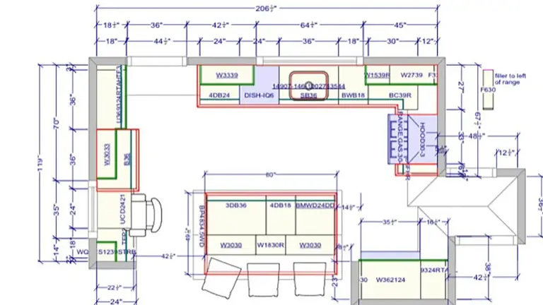 Example kitchen plan
