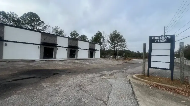 Actual Photo Prior to Parking lot repaving