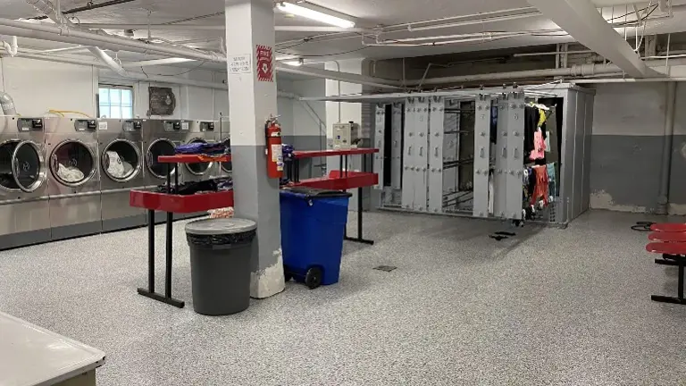 Laundromat with Epoxy Floors Laundromat with Epoxy Floors