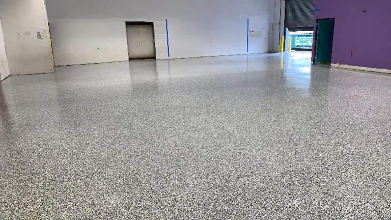 Wearhouse with Epoxy Floors Wearhouse with Epoxy Floors