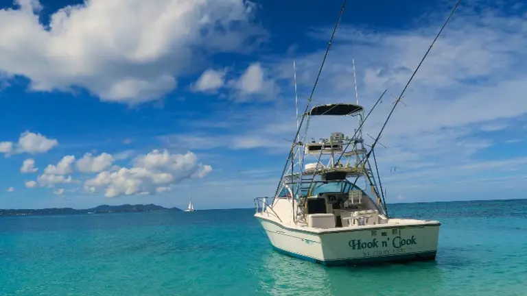 The Hook and Cook, a twin diesel Pursuit express sport fisher provides a stable platform for guests and anglers to reel in their dream! The Hook and Cook, a twin diesel Pursuit express sport fisher provides a stable platform for guests and anglers to reel in their dream!