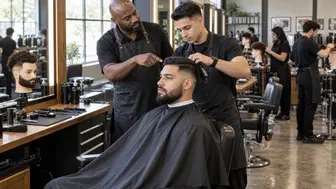 $210,000 NET Absentee-Run Barber School Academy w/ Walk-In Cut Service