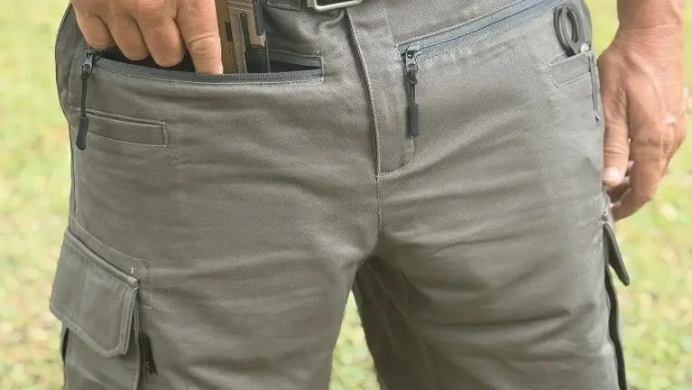 Concealed Carry Cargo Shorts  with 1000D Cordura Gun Holster Pockets