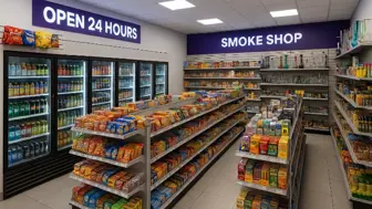 High-Traffic 24/7 Mini Market With Smoke Shop Section